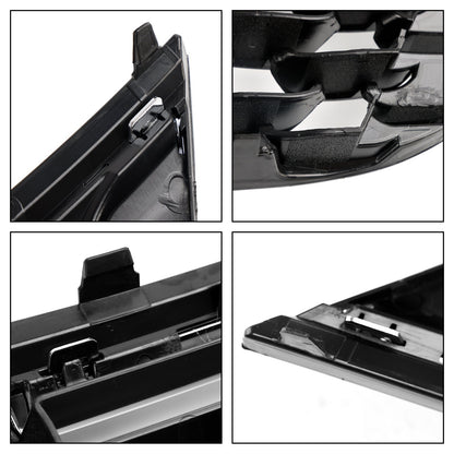 Opel Black Chrome Front Bumper Grill Grille