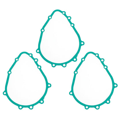 3pcs Kawasaki Ninja ZX600 ZX636 ZX6R ZX6RR Left side Engine Crankcase Cover Gasket 11061-0113