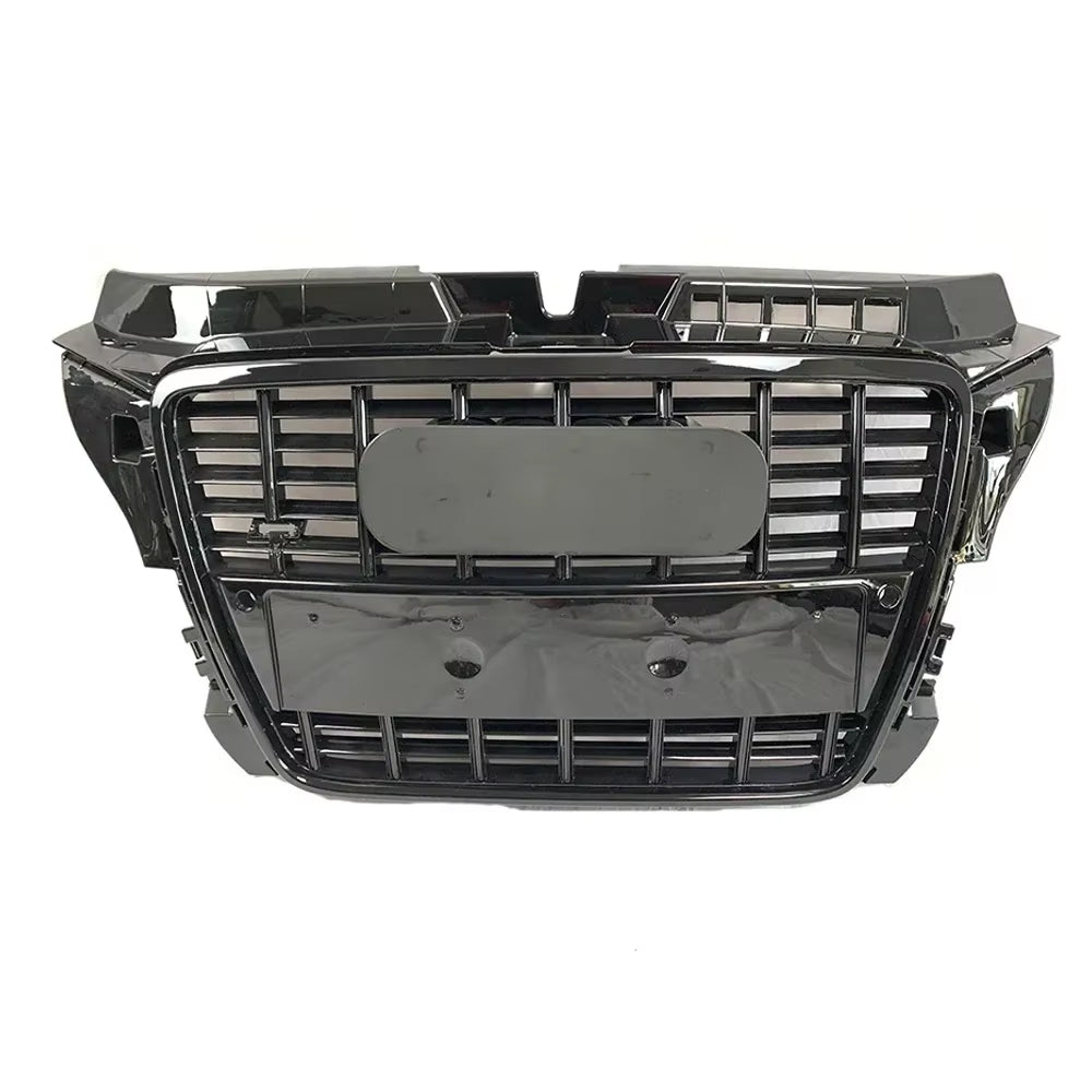 2008-2012 Audi A3/8P To S3/RS3 Style Grille High Quality ABS Trim Grill Front Bumper Grill