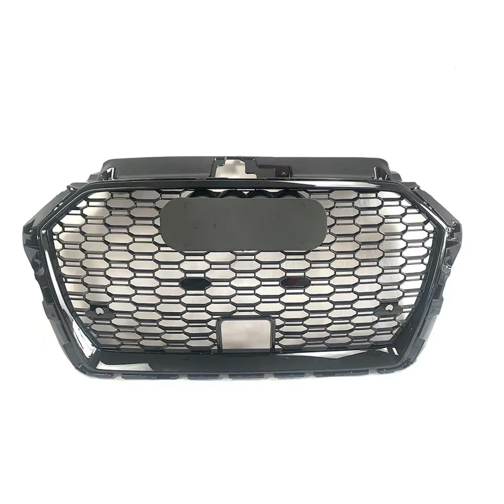 2017-2019 Audi A3 8VPA To RS3 Style High Quality Honeycomb Chrome Grille With ACC