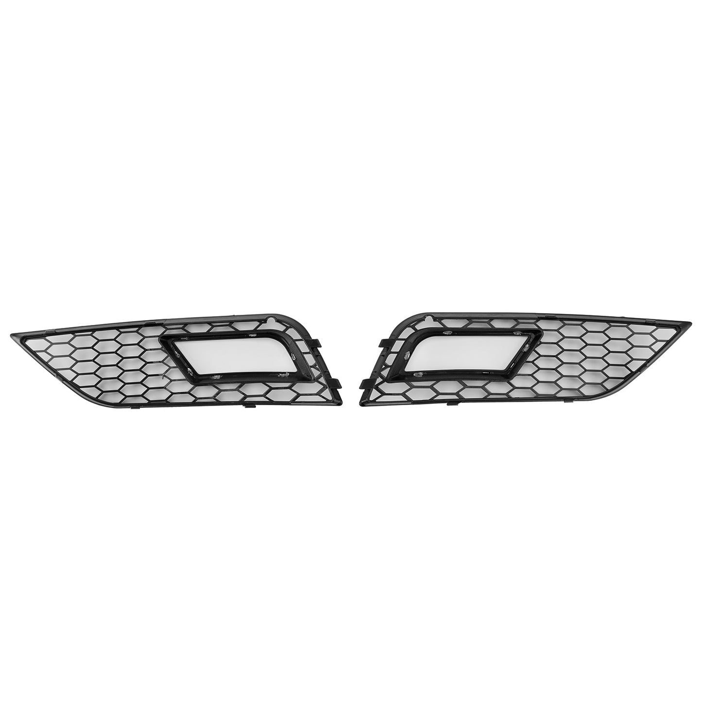 2013-2015 Honeycomb Style Fog Light Cover Fit Audi A4 B8.5 Standard Bumper