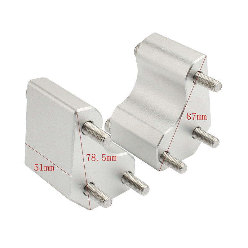 Handlebar Risers 2" Up + 3/4" Back Fit for For Kawasaki Concours 1400 GTR ABS 08-21