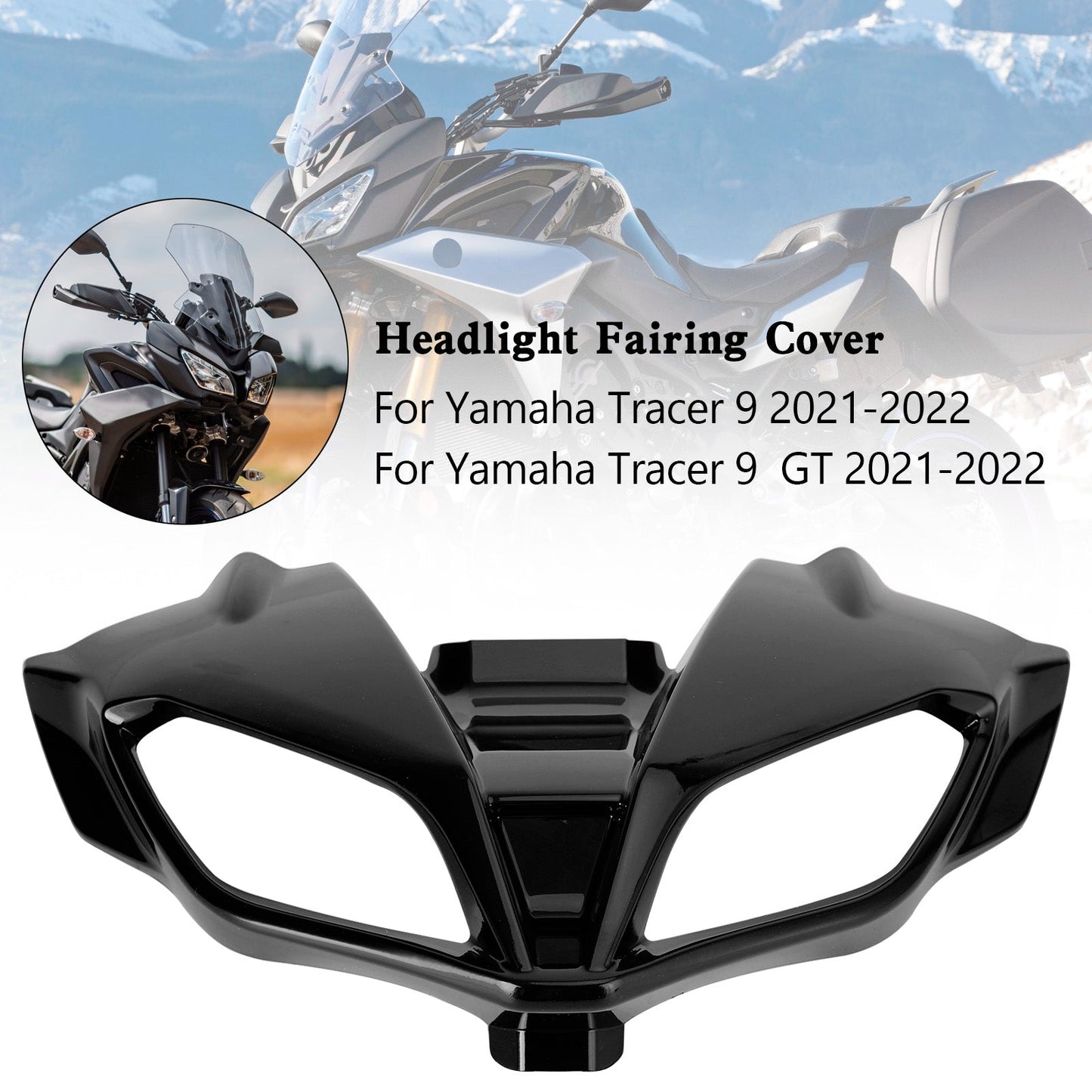 Headlight Fairing Stay Beak Nose Cone For For Yamaha Tracer 9 GT 2021-2022