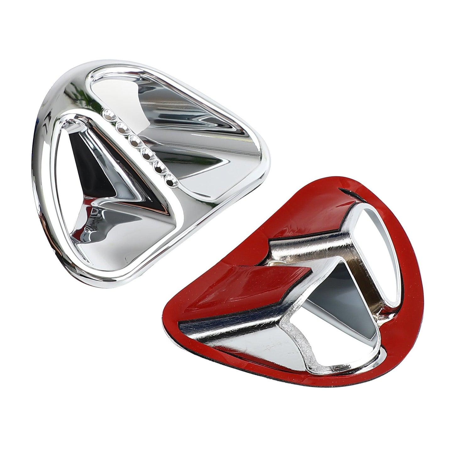 Grilles d'admission d'air Martini pour Honda GL1800 Goldwing 2001-2011, chromées