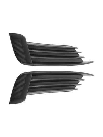 2X Car Front Bumper Fog Light Grilles For Audi A3 S3 2013-2017