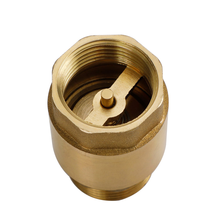 Brass Check Valve G1/2" G3/4" G1" M To F Thread Non-Return Backflow Prevention, G3/4"