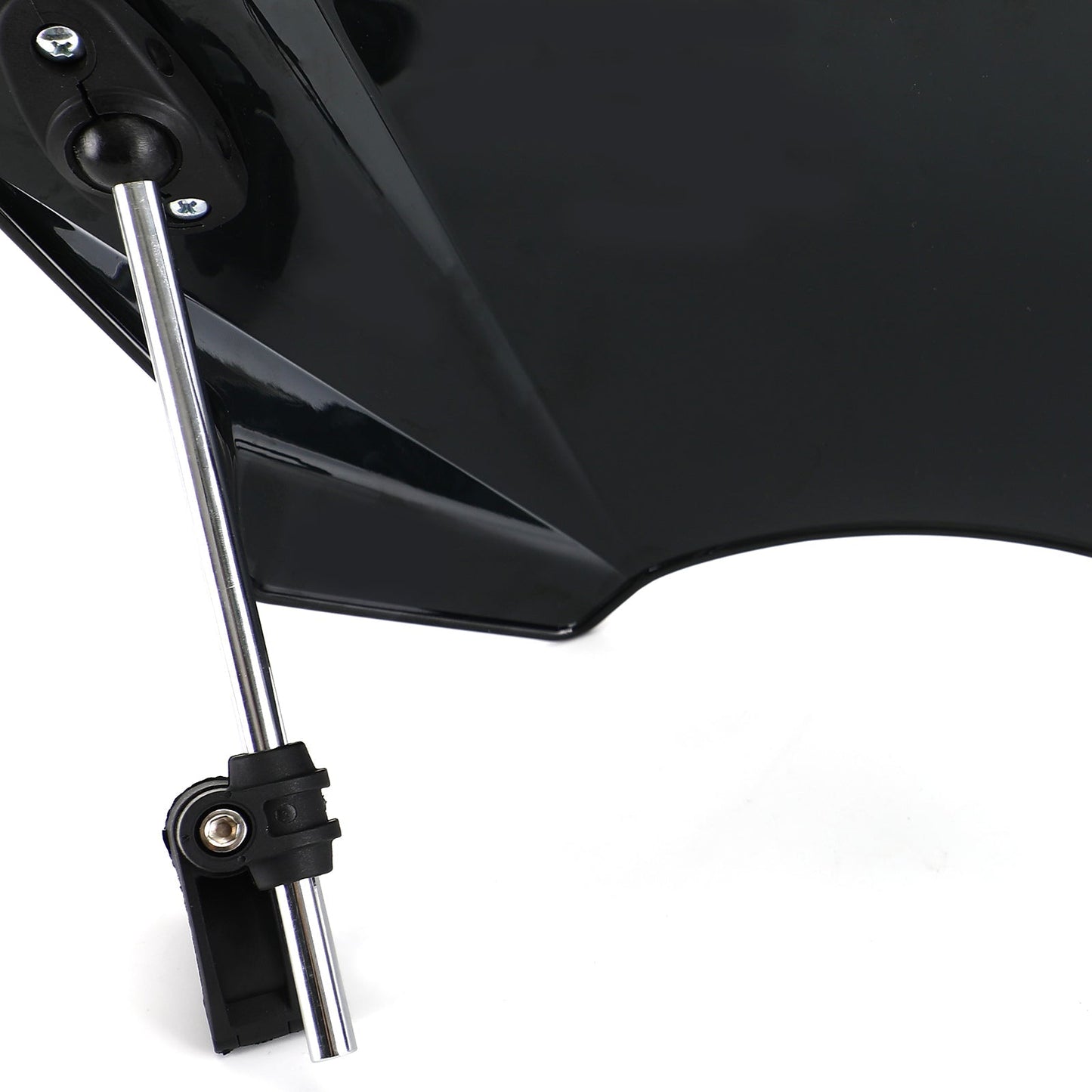 Pare-brise universel réglable pour moto, guidon de 22 mm, 25 mm et 28 mm