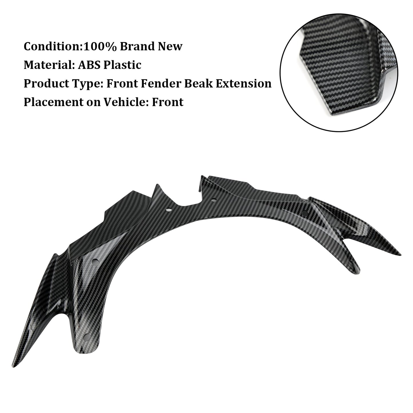 Coque de carénage avant pour Kawasaki ZX4R, ZX4RR, ZX25R 2022-2024