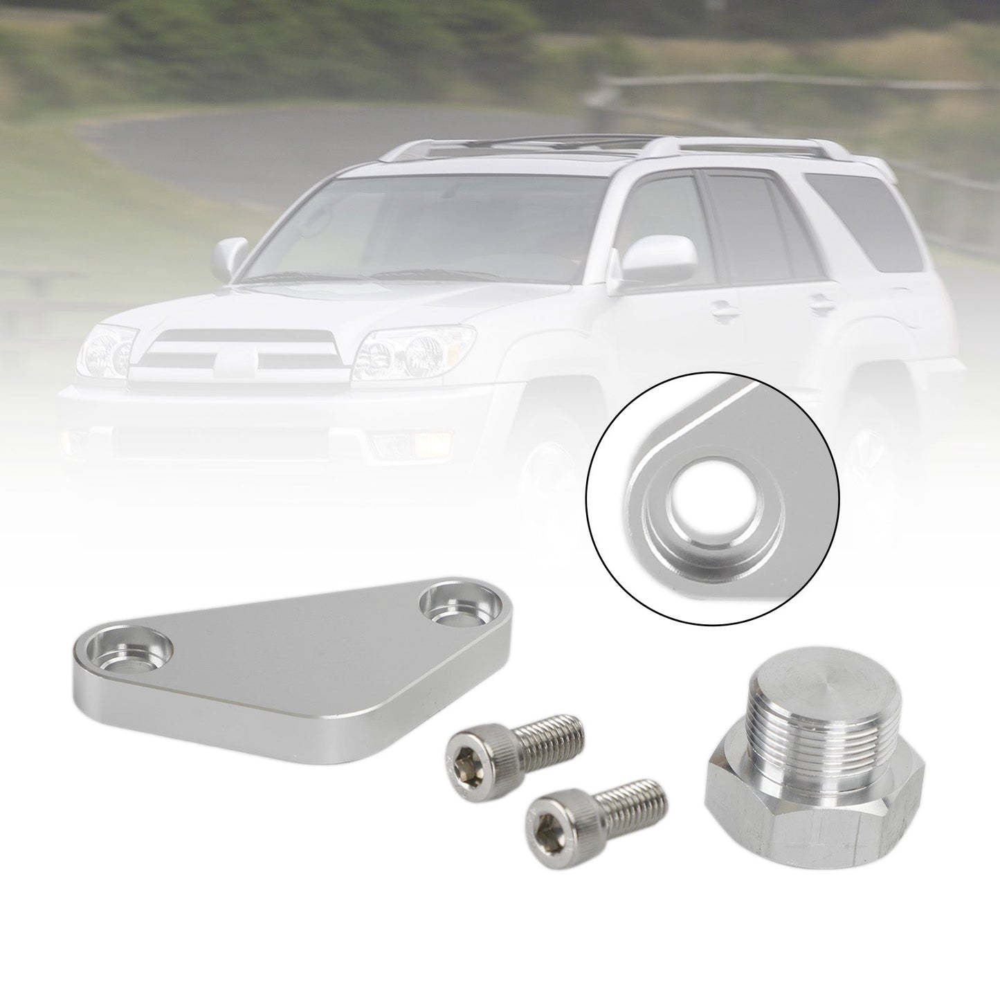 Toyota Land cruiser4 Runner 2.7L 4.0L EGR Delete Plug Block Off Plate Kit