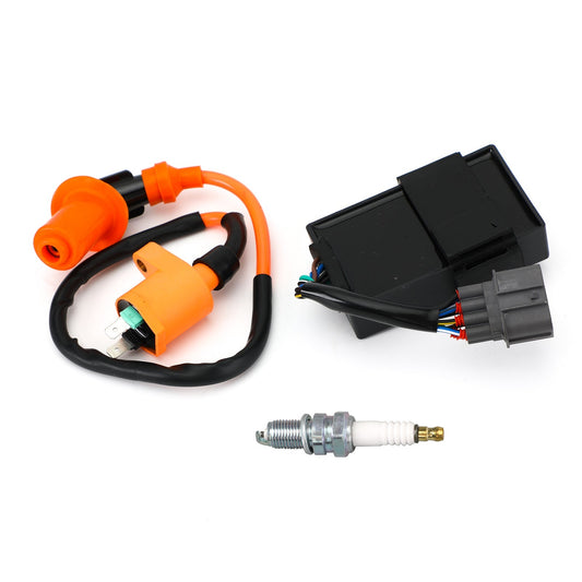 Ignition Coil Spark Plug CDI Fit For For Honda FourTrax 300 TRX300FW 4x4 TRX300 2x4 1998-2000