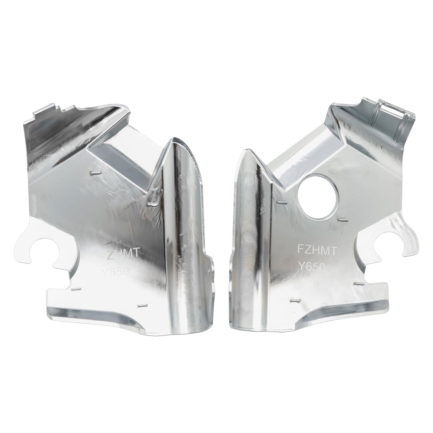 97-03 Yamaha XVS400 XVS650 Drag Star V-Star 650 Cubierta del cuello del marco de la horquilla cromada