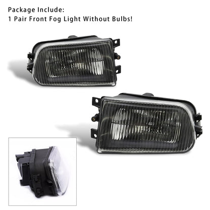 1997-2000 BMW E39 5 Series 528i 540i Pair Front Bumper Fog Light Lamps Without Bulbs 63178360575 63178381977