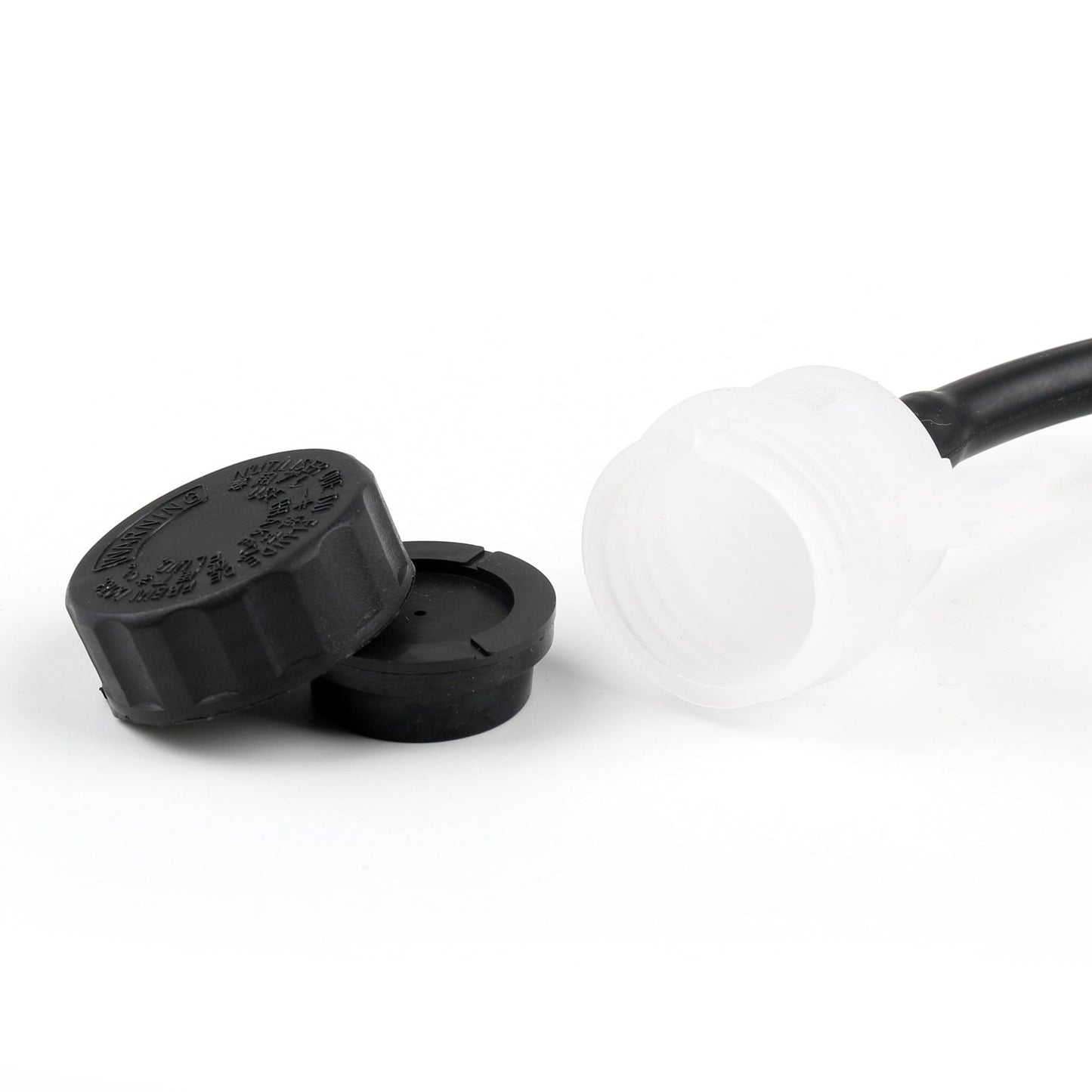 Réservoir de liquide de frein hydraulique universel pour maître-cylindre arrière noir