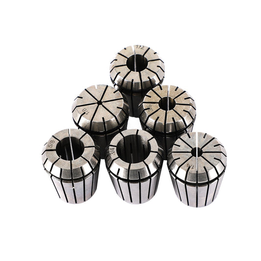 Juego de 6 pinzas de resorte ER32 para fresadora CNC, torno y máquina de grabado de acero