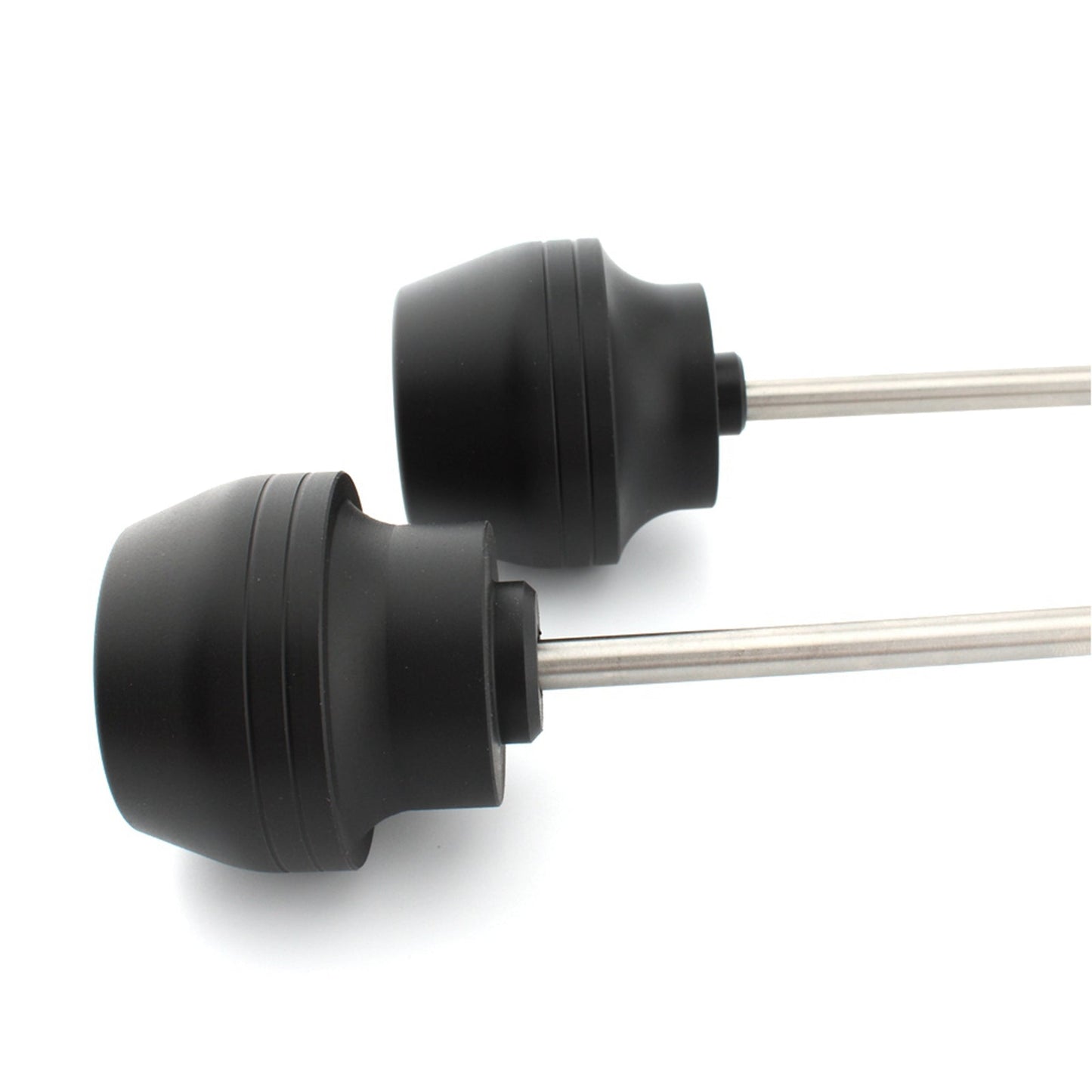 Deslizador de rueda de horquilla de eje delantero y trasero CNC negro compatible con Yamaha Tenere 700 20-21