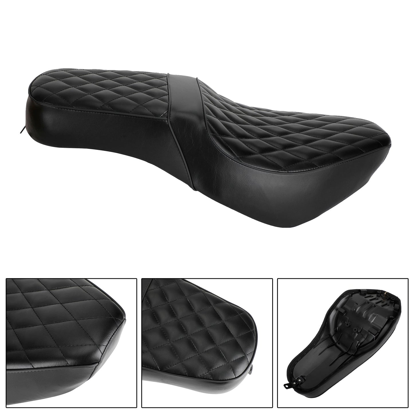 21-22 HONDA Rebel 1100 CM1100 Reemplazo del asiento delantero trasero del conductor y pasajero negro mate