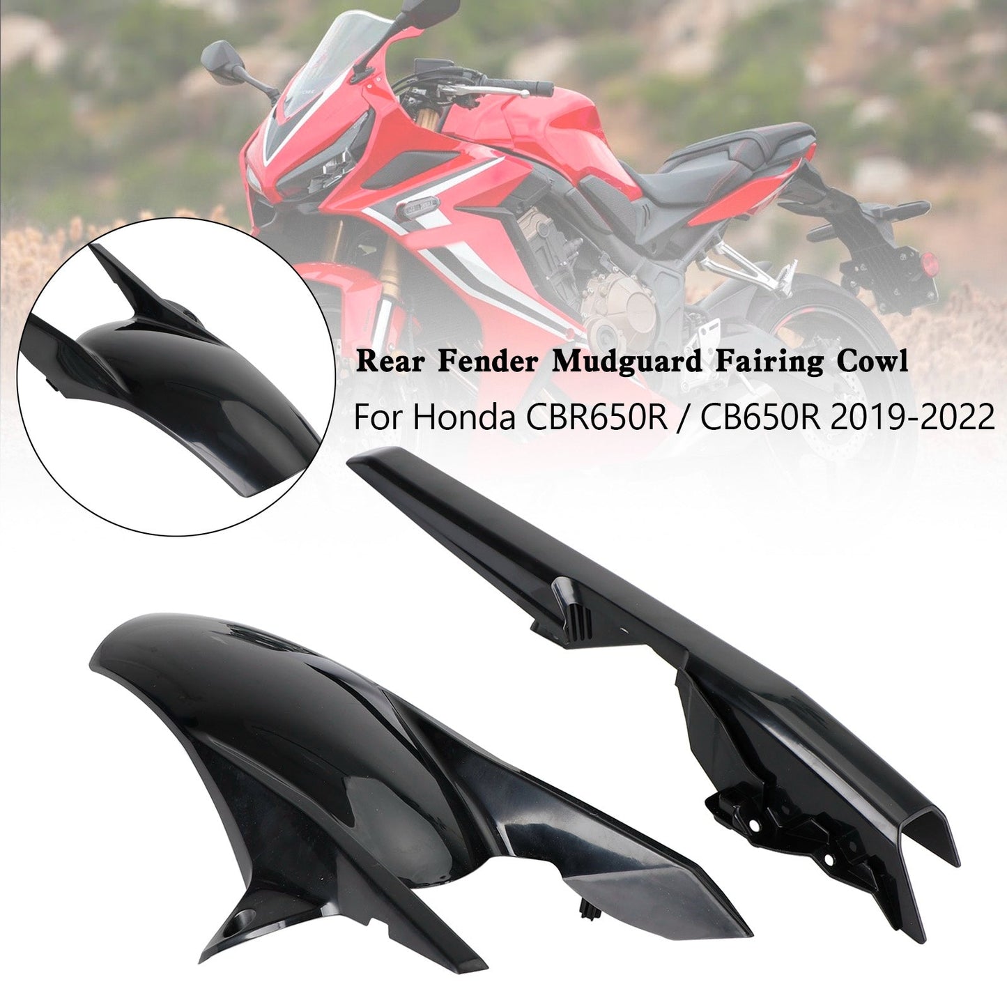 Carénage de garde-boue arrière pour Honda CBR650R CB650R 2019-2022