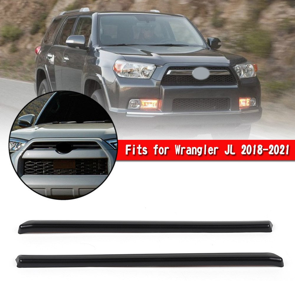Garniture de calandre centrale avant noire mate pour Toyota 4Runner 2020-2021