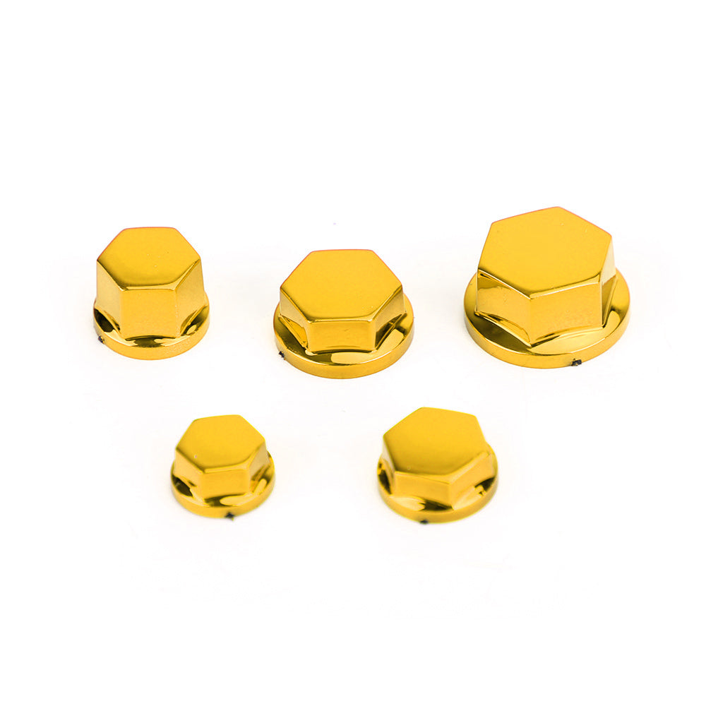 Tapa de rosca hexagonal de 30 mm para motocicleta Yamaha, ciclomotor y scooter, color dorado