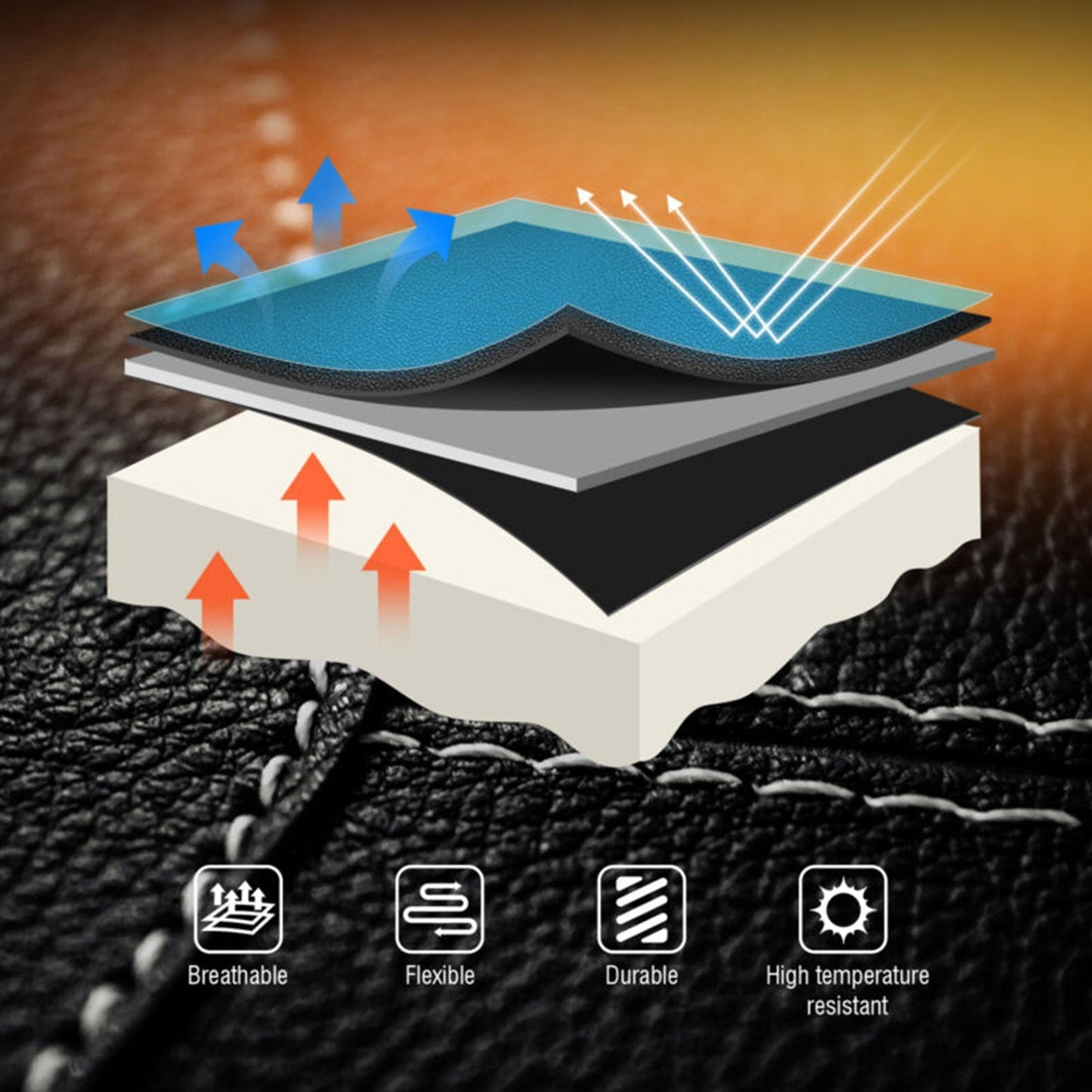 Siège conducteur passager Harley, compatible avec Harley Touring CVO Road Glide FLTR 2009-2020, noir