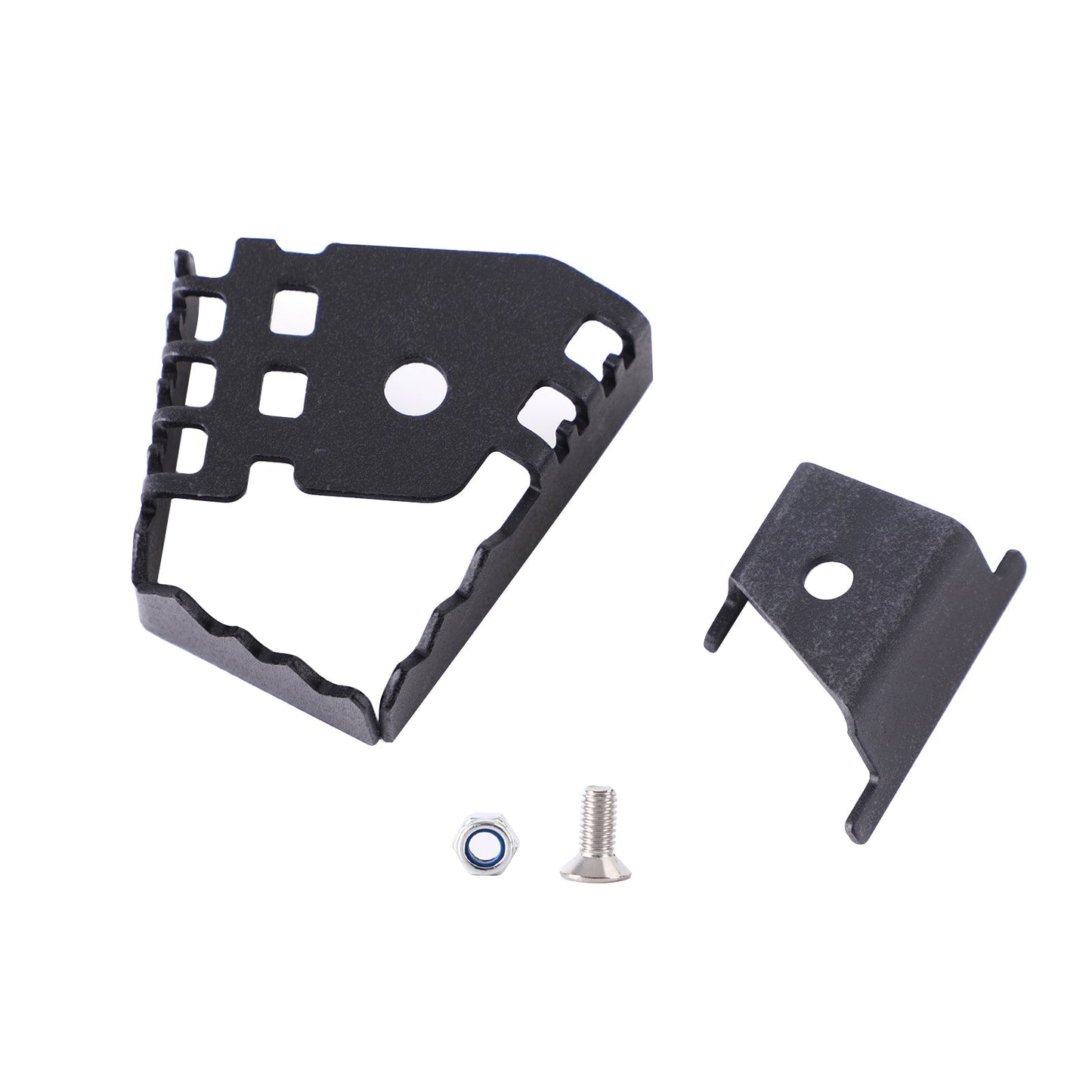 Extensión de pedal de freno ampliada para BMW R1200GS, F800GS, ADV, F700GS, F650GS, color plateado