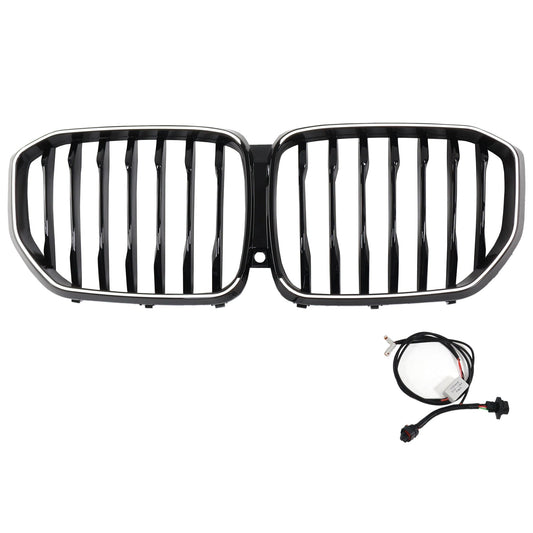2019-2022 BMW X5 G05 M-Performance Gloss Black Front Kidney Grille 51137454887