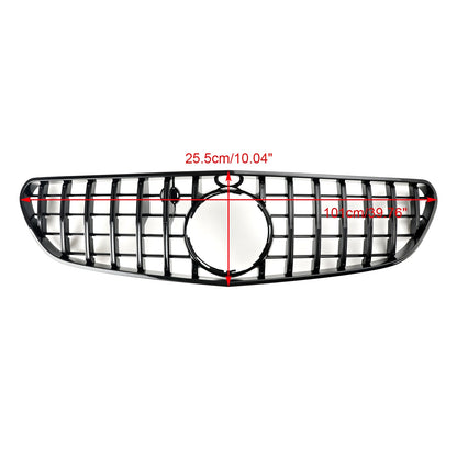 2015-2017 Mercedes Benz S-Class W217 S63 AMG Coupe Front Bumper Grill Replacement Black GTR Style Grille