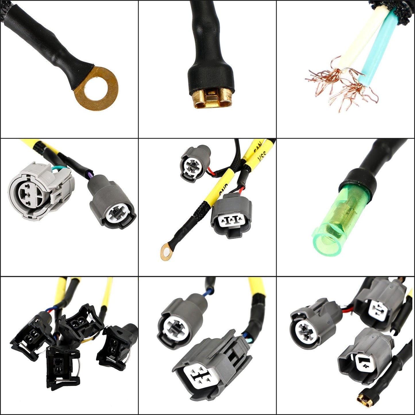 For Honda Civic Integra B16 B18 D16 OBD1 Budget D & B-series Tucked Engine Harness CNCH0BD11