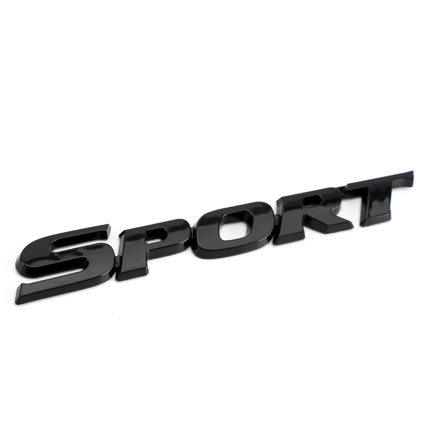 Autocollant 3D en métal avec logo sport pour coffre de voiture, hayon, noir