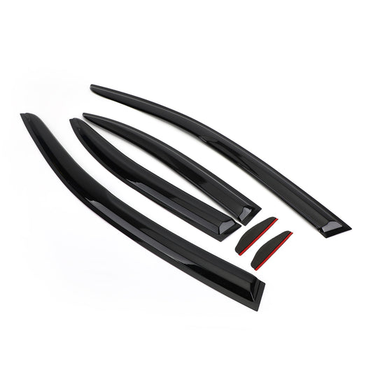 Car Window Sun Rain Guard Visors Kit 6PCS Mitsubishi Lancer 2008-2017