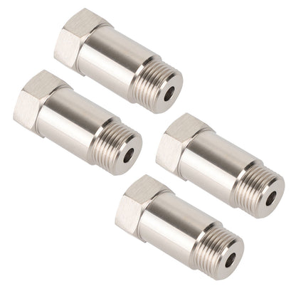 4PCS Sensor Test Pipe Extension Extender Adapter Spacer M18 X 1.5 Bung 45mm