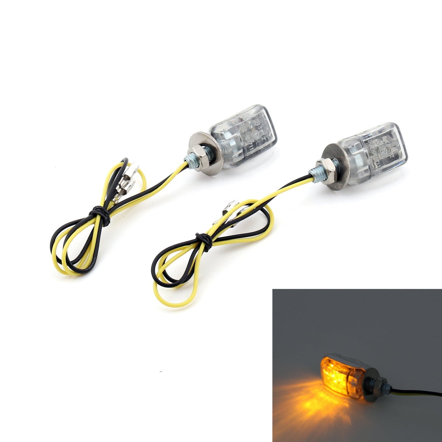 Intermitentes LED micromini diminutos para motocicletas