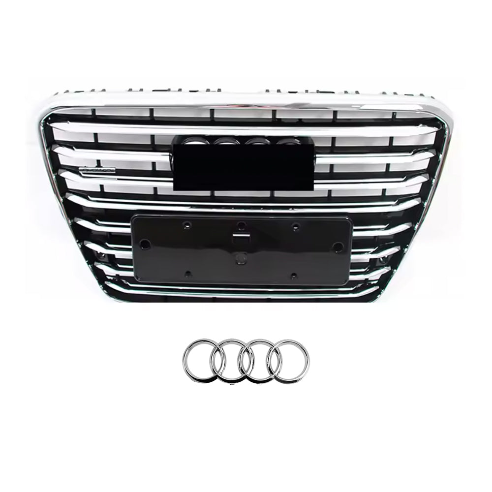 Audi A8 D4 2010-2014 High Quality ABS Chrome Black Front Bumper Grill 4H0 853 651 New Condition Grille Radiator Grilles
