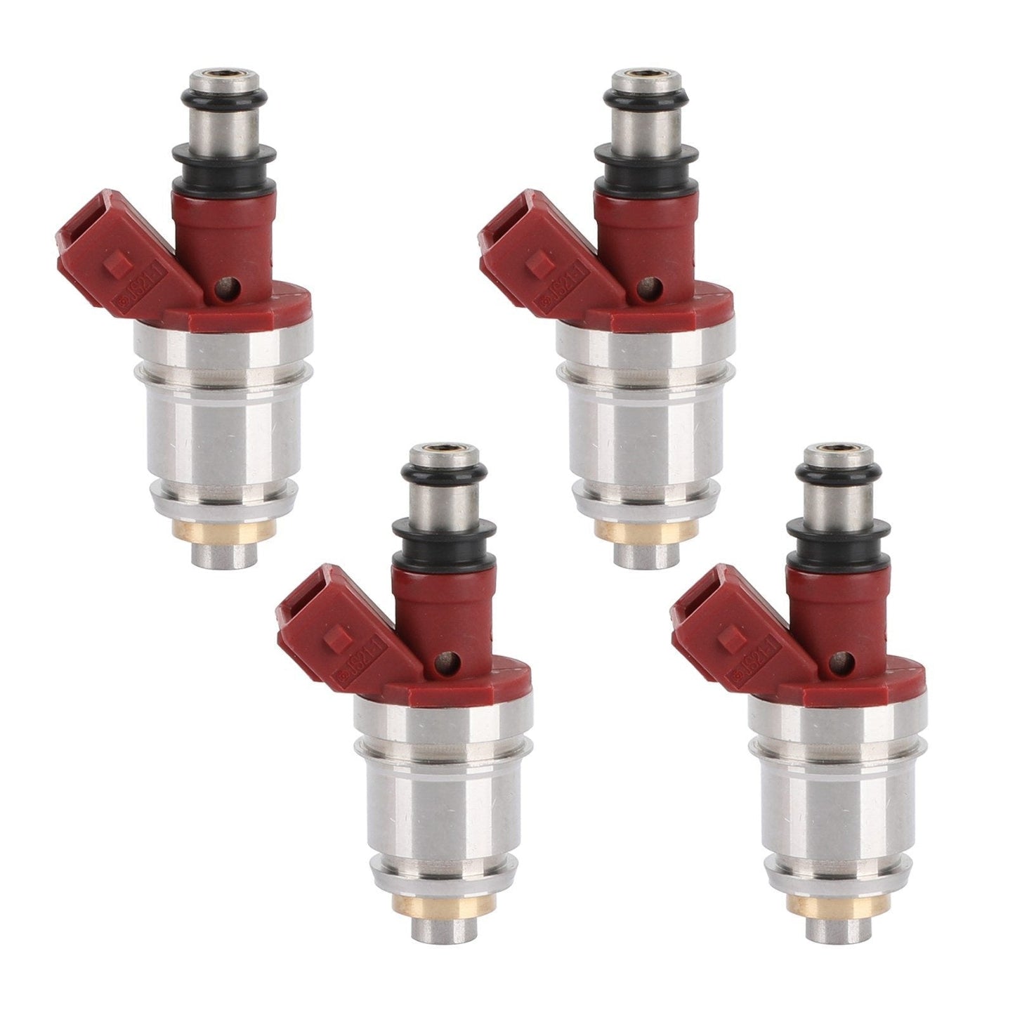 1990-1994 Nissan D21 2.4L 4PCS Fuel Injectors 16600-86G00 16600-86G10 JS21-1