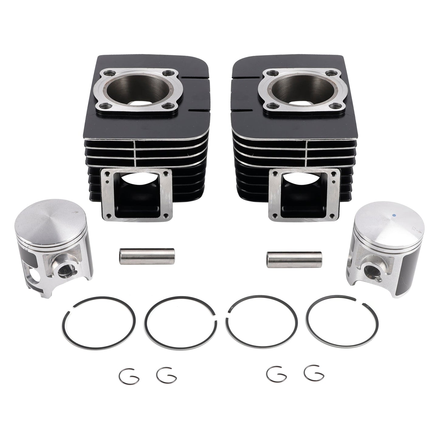 Kit de pasador de pistón de jarra de cilindro Yamaha RD350 1973-1975, pasador de muñeca izquierdo y derecho