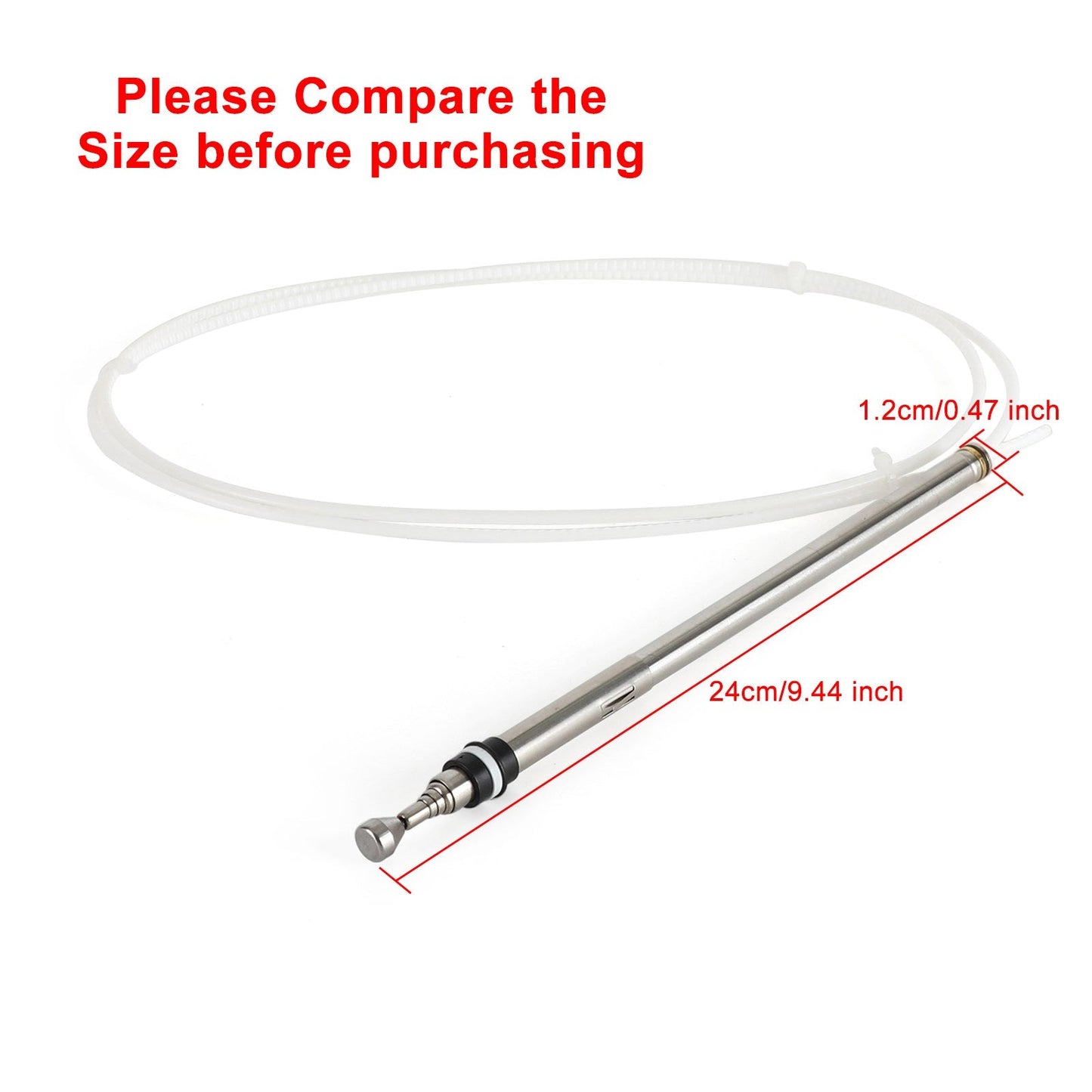 Cadillac Power Antenna Auto AM/FM Signal Receive Expandable Mast