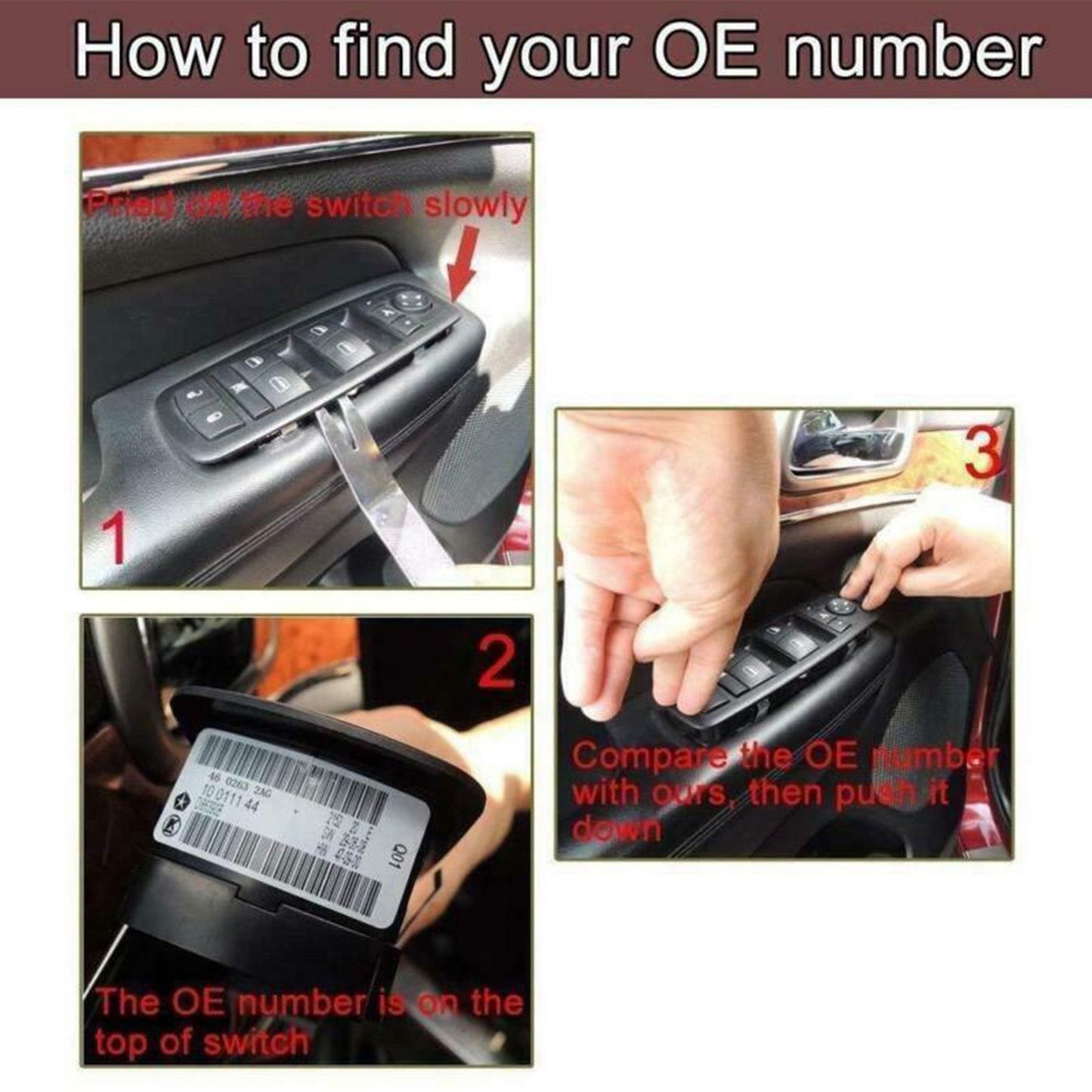 Interruptor del asiento eléctrico delantero derecho del Chevrolet Camaro 2010-2015 25974715