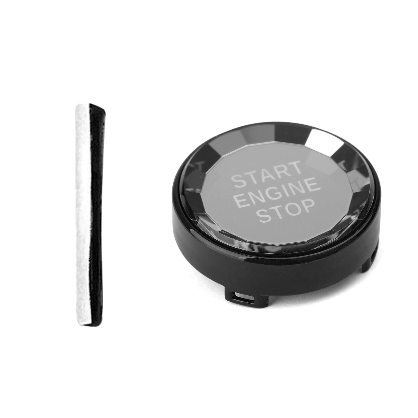 1975-2016 BMW Série 1-8 E81 E82 E87 E88 E21 E30 E36 E46 E90 E91 E92 E93 E28 E34 E39 E60 E61 E24 E63 E64 E23 E32 E38 E65 E66 E31 E85 E86 E89 Bouton de démarrage et d'arrêt du moteur en cristal
