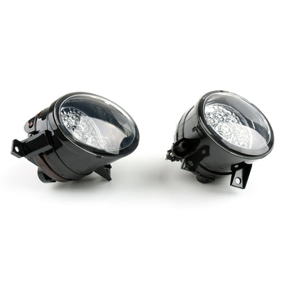 2006-2009 VW Eos/Rabbit Pair 1K0941699 Front LED Powered Front Fog Lights Bright White