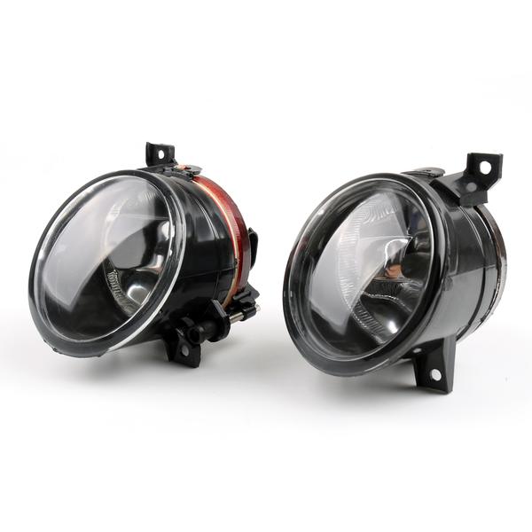 2005-2010 VW MK5 Golf Jetta Bora Pair Front Bumper Convex Lens Fog Light