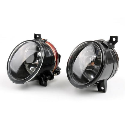 2005-2010 VW MK5 Golf Jetta Bora Pair Front Bumper Convex Lens Fog Light