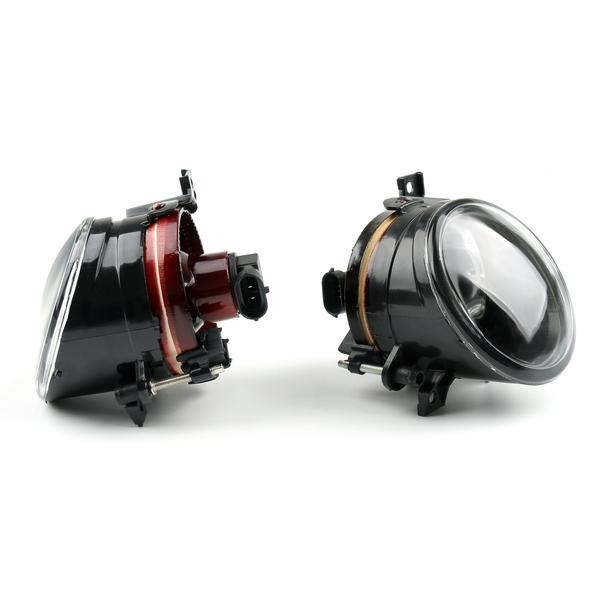 2005-2010 VW MK5 Golf Jetta Bora Pair Front Bumper Convex Lens Fog Light