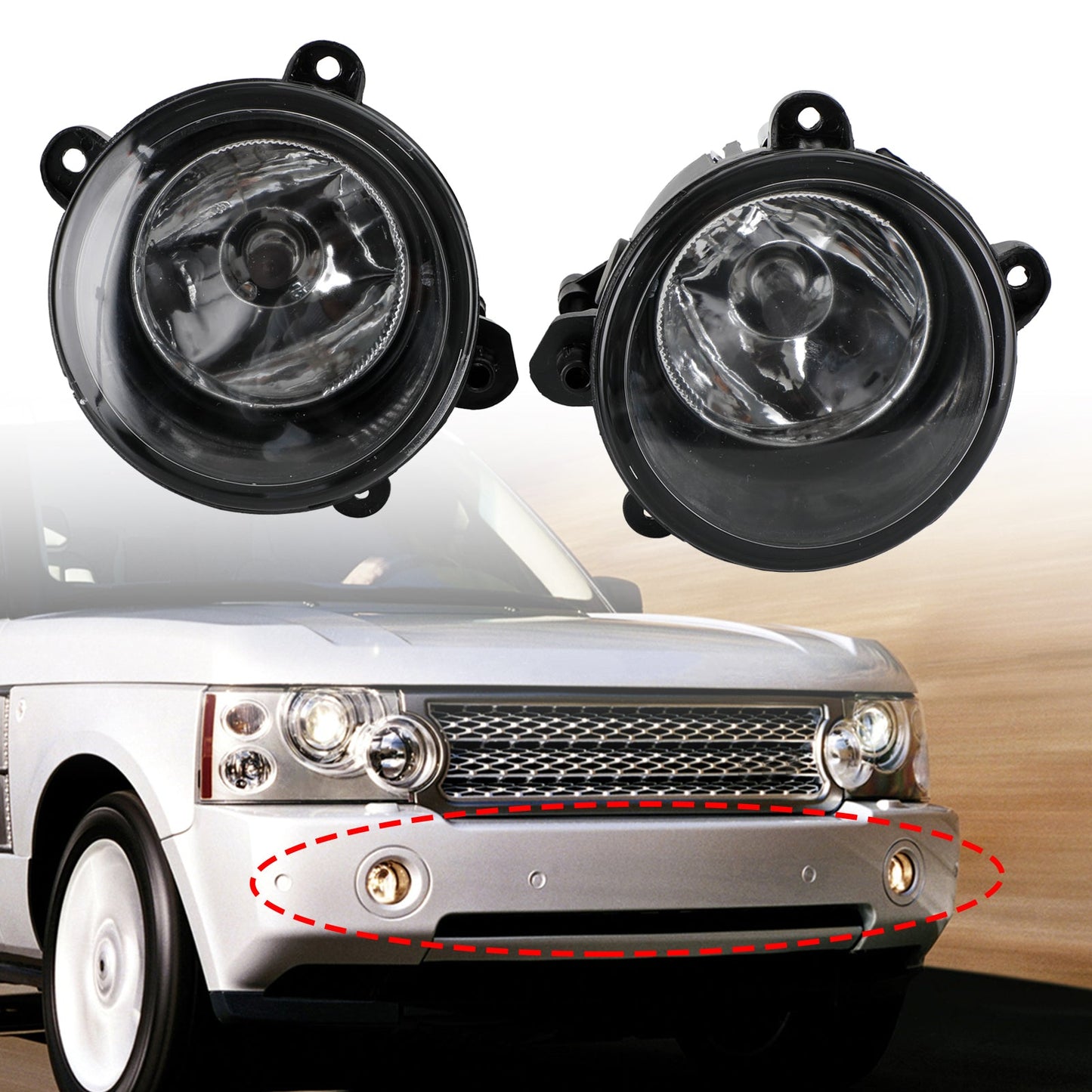 2005-2009 RANGE ROVER SPORT 1305200018 Land Rover Discovery Range Rover Fog Light Lamp