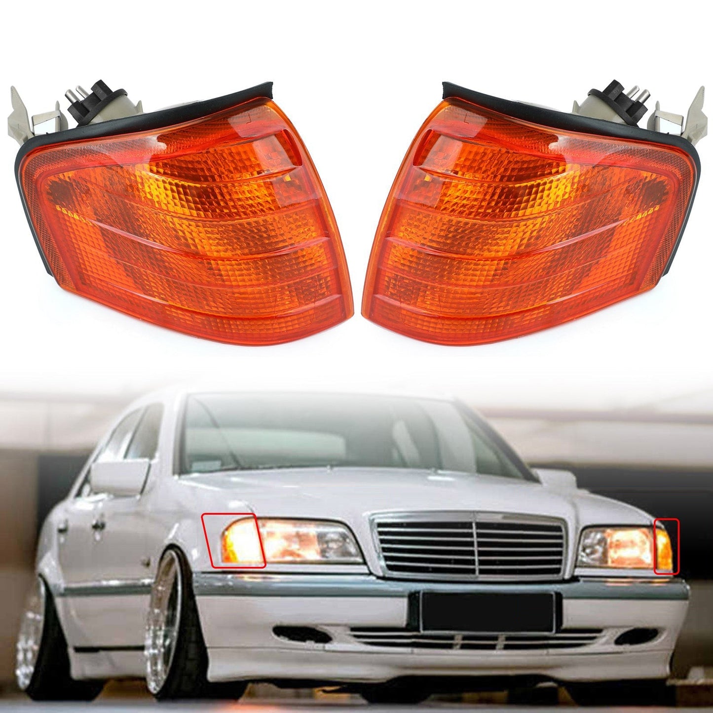 Feux de virage gauche/droit pour Benz Classe C W202 1994-2000
