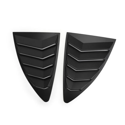 Side Window Louver MatteBlack For 13-18 Scion FRS Subaru BRZ Toyota 86 GT86 AE86