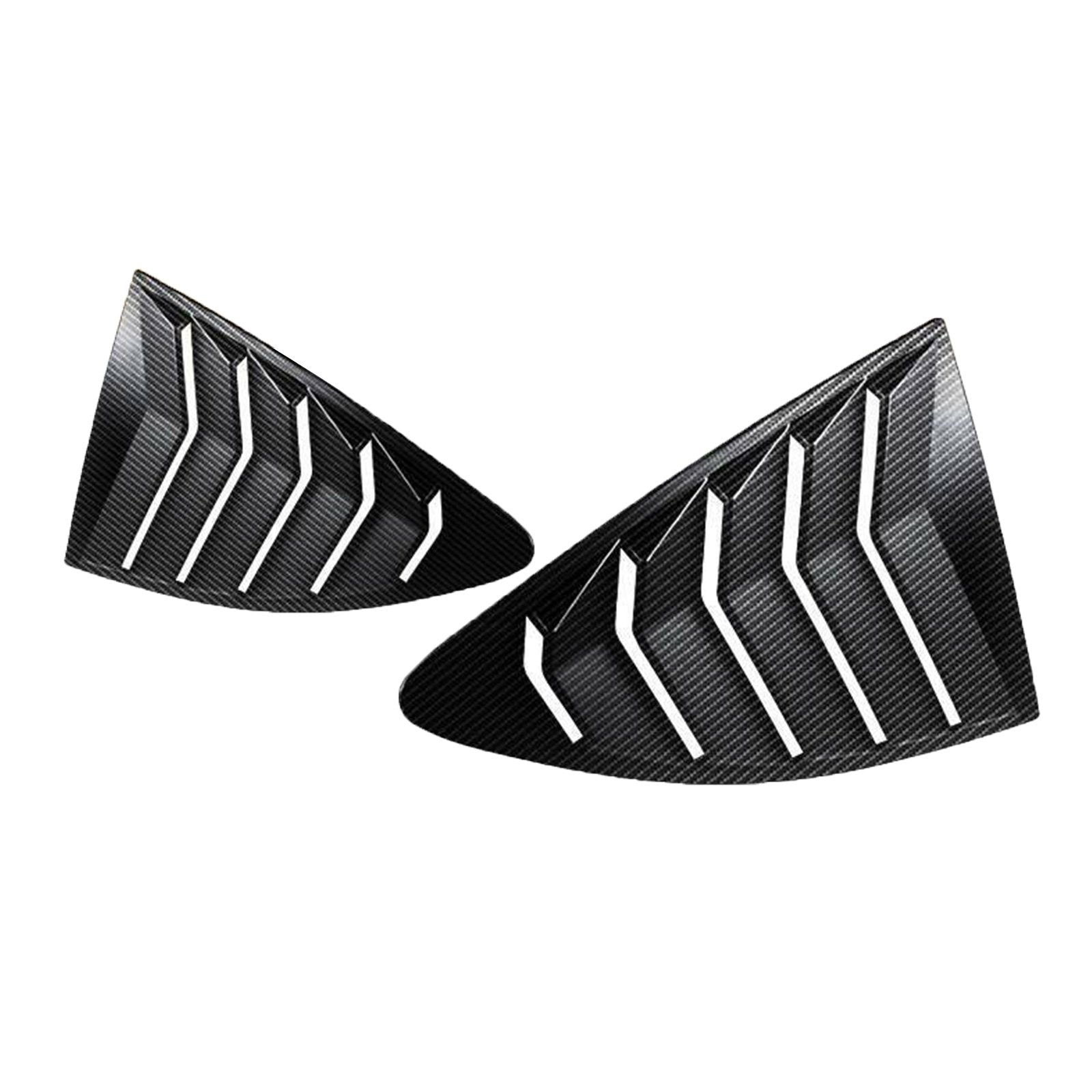 Side Window Louver Carbon For 2013-2018 Scion FRS Subaru BRZ Toyota 86 GT86 AE86
