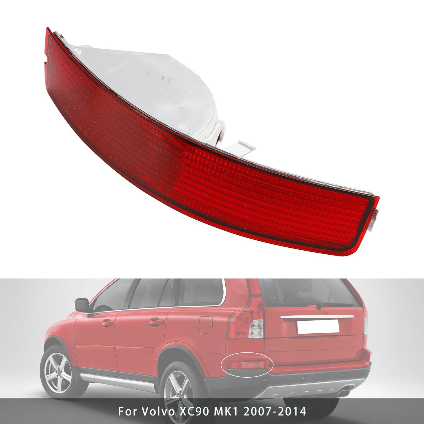 Réflecteur de feu antibrouillard arrière gauche et droit pour Volvo XC90 MK1 2007-2014 31111185 30678970