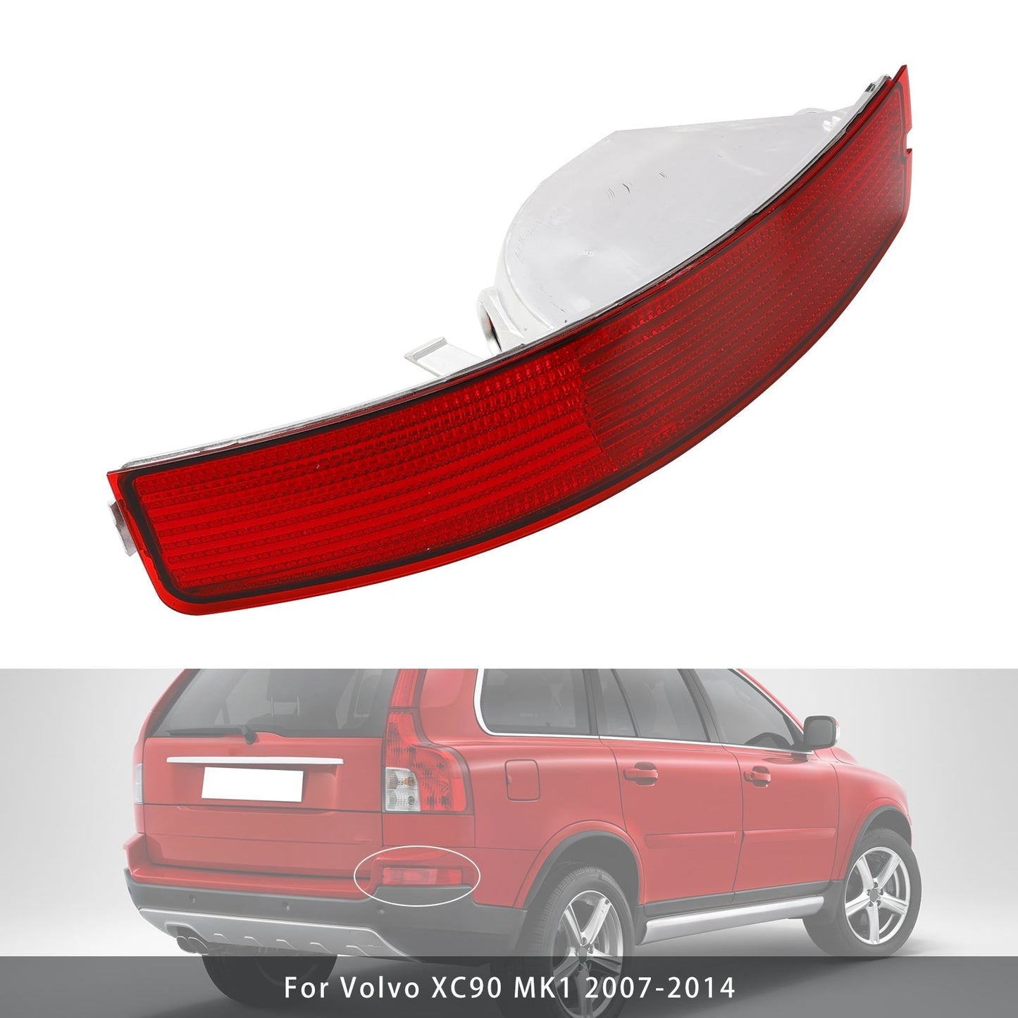 Réflecteur de feu antibrouillard arrière gauche et droit pour Volvo XC90 MK1 2007-2014 31111185 30678970