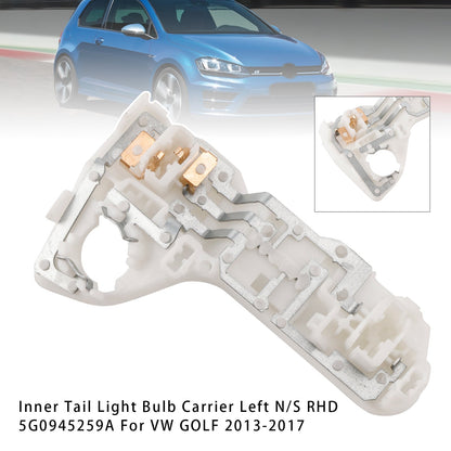 2013-2017 VW GOLF MK7 5G0945259A/60A Inner Tail Light Bulb Carrier N/S RHD