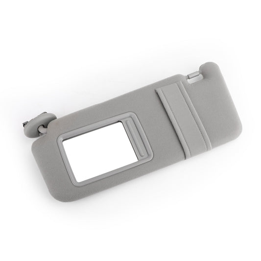 NEW GRAY Sun Visor LEFT Driver For 2007-2011 Toyota Camry WITHOUT Vanity Light